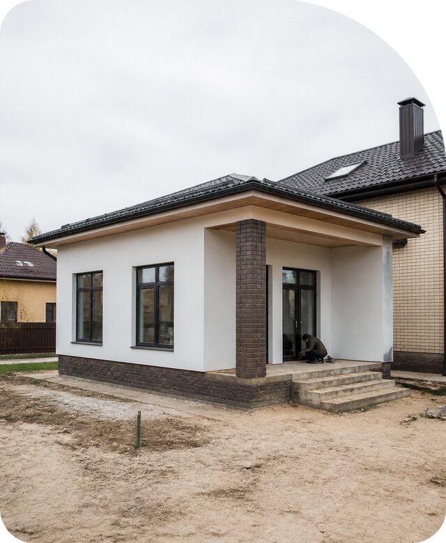 Строительство одноэтажной пристройки в Партизанске от 482985 р. | РадиДОМА-Прт